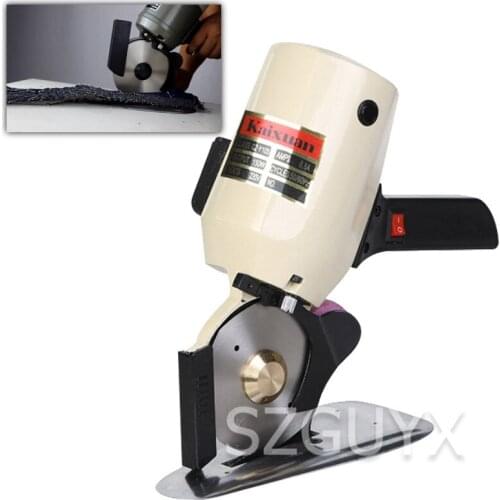 Electric scissors cloth cutting machine canvas blanket leather cutting cloth clothing round knife cutting machine electric sciss