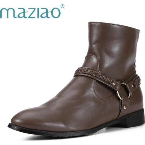 MAZIAO Men's Motorcycle Boots