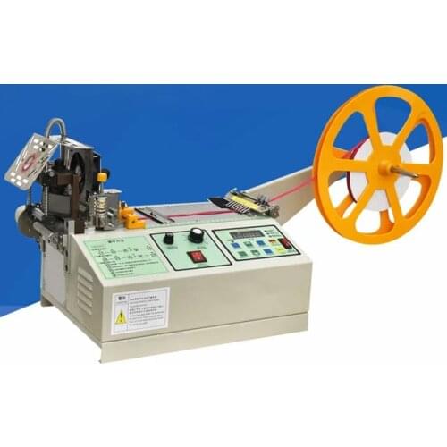 Multi angle Computer Automatic Hot and Cold Cloth Belt Cutting Machine Tape Zipper Webbing Machine Elastic Belt Cutting