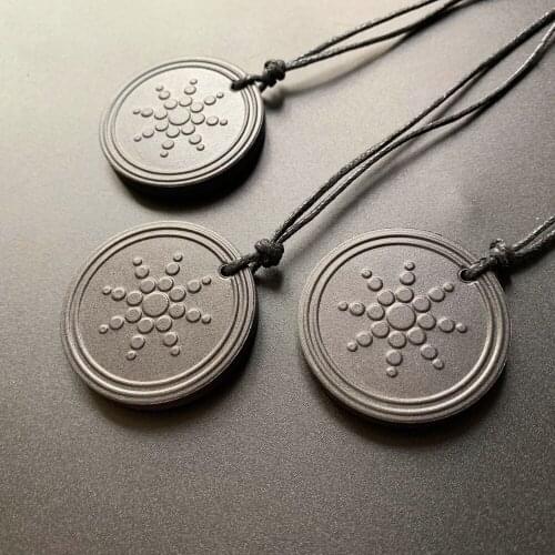 Black Tourmaline Energy Power Health Care Pendant Anti EMF Radiation Protection Pendant Rope Necklace Wholesale Dropship