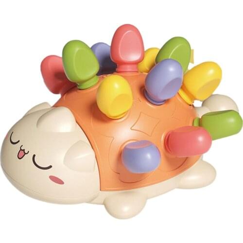 Matching Sorter Toy Hedgehog Sorter Toy Kids Training Focused On Stacking Toys Toddler Montessori Toy Interactive Game Gift