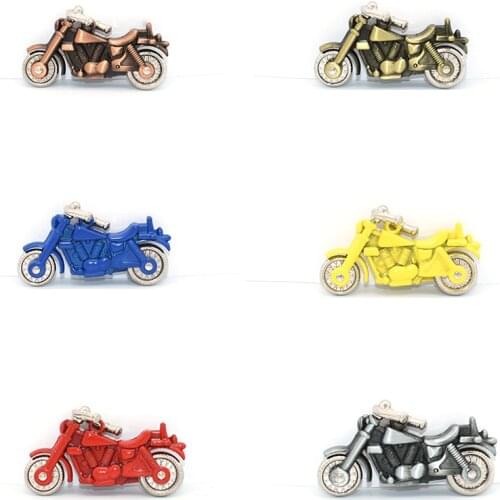 Mini Motor Motorbike Key Pendant - Metal Motor Cycle Model Charm Pendant Model Toy for Children Boy Birthday Present 3D Model