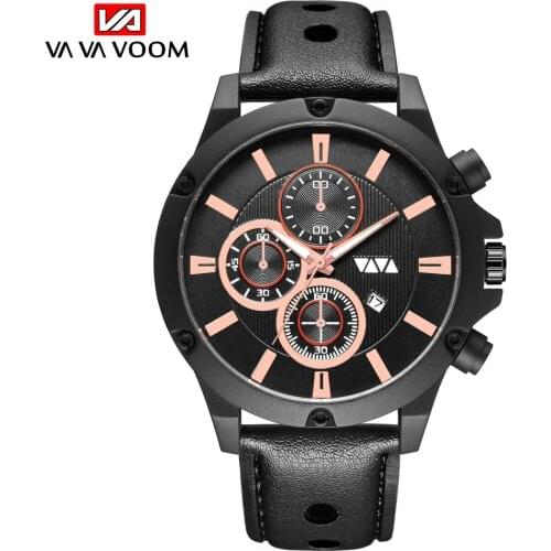 Мужские часы с кожаным ремешком Premcc China At AliExpress