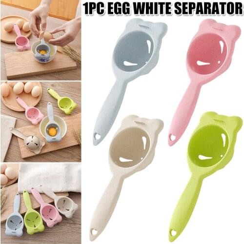 DIY Egg Yolk Separator with Handle Egg White Filter Kitchen Gadget Cooking Baking Tool UD88