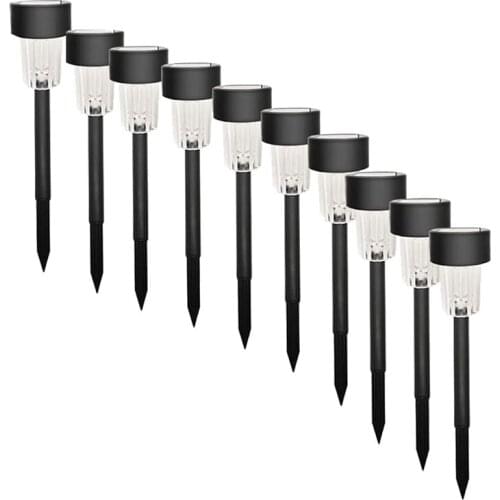 10 Pcs Solar Pathway Lights Solar Garden Lights Outdoor Solar Landscape Lights for Lawn,Yard, Walkway,Garden