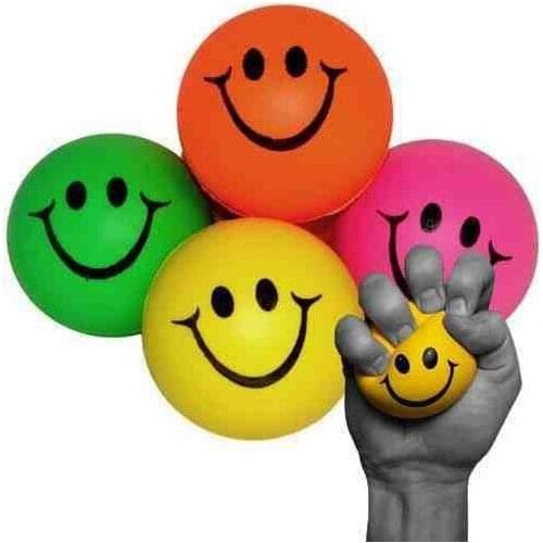 Modern Phoenix Smiling Face-Smiley Stress Ball design product