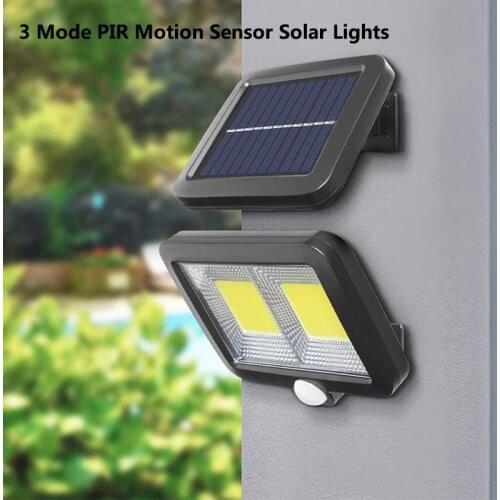 Solar Lights Outdoor Lighting Solar Lamp Led 3 Mode PIR Motion Sensor Powerful Garden Street Light Waterproof Outside Wall Lamps