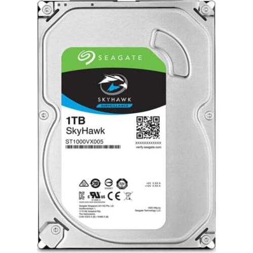 Seagate SkyHawk 1TB Surveillance Internal Hard Drive HDD 3.5 Inch SATA HDD ST1000VX005 5900rpm 64MB Cache