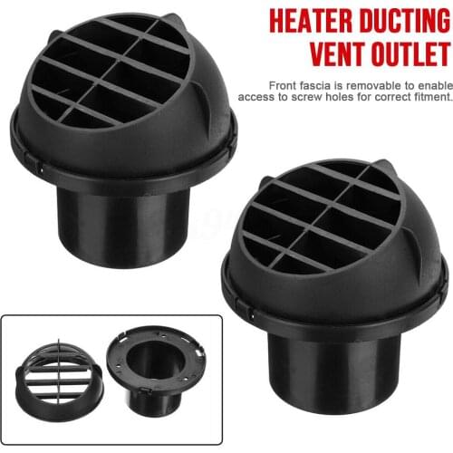 Auto Car Heater Duct 60mm 75mm Warm Air Vent Outlet For Eberspacher Webasto/Propex 360 Rotate Warm Air Outlet For Diesel Heater