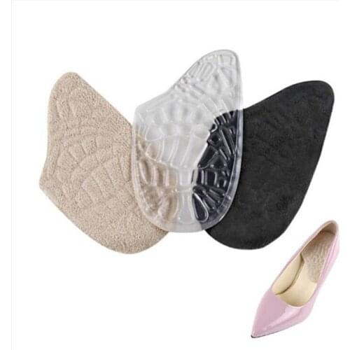 Women Gel Heel Cushion Inserts for Shoes Silicone Heel Cup Pads Bone Spurs Pain Relief Protectors Soft Massaging Insole Insert