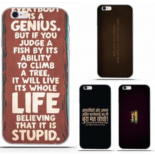 Wexoeq Motivation Quote Clear Soft Shell For Huawei Honor 4C 5A 5X 6A 6C 6X 7X 9 V8 V10 Mate 7 8 10 P9 P20 Pro Lite Play