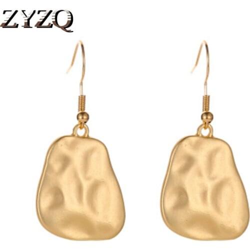 ZYZQ Classic Trendy Drop Earrings For Women Lovely Irregular Geometric Earrings Wholesale Lots&Bulk Cool Accessories Earrings