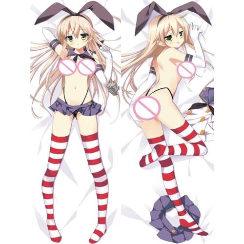 Shimakaze pillowcase Coscase Anime Dakimakura Kantai Collection KanColle sexy girl Hugging Body pillow cover Dakimakura