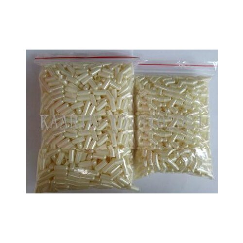 0# 1000 pcs / lot.Pearl white colored hard gelatin empty capsules, hollow gelatin capsules small ,joined or separated capsules