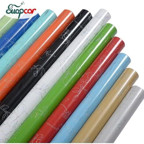 0.6x3m Furniture Renovation Wallpaper Cabinet Wardrobe Sticker Waterproof Wall Paper Self-adhesive Kitchen Oilproof Wall Sticker