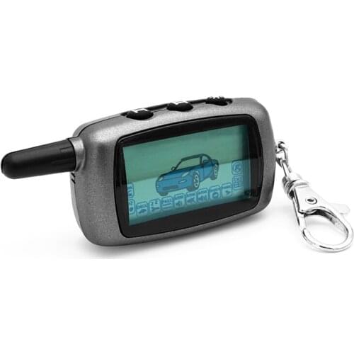 10PCS twage A6 LCD Remote Controller Keychain For Vehicle Security Two Way Car Alarm StarLine A6 Keychain