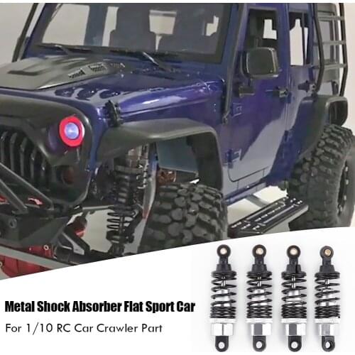 4pcs Aluminum Alloy Metal Front Rear Shock Absorber Spare Parts Accessories for Hsp Redcat Exceed RC Hpi 1/10 RC Car Toy