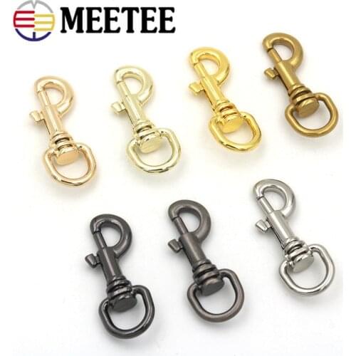 5/10pcs 11x45mm Metal Bag Buckles High Quality Swivel Lobster Snap Dog Collar Handbag Strap Chain Clasp Hook DIY Accessories