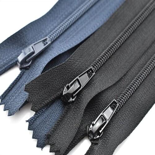 50pcs Close-end Zip 20cm for DIY Sewing Suit Pants Jeans Shoes Clothing Tailor Craft Acessories