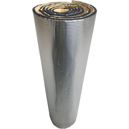 Automobile Sound Insulation And Heat Insulation Cotton Pure Aluminum Plate Rubber Plastic Back Rubber Insulation Cotton