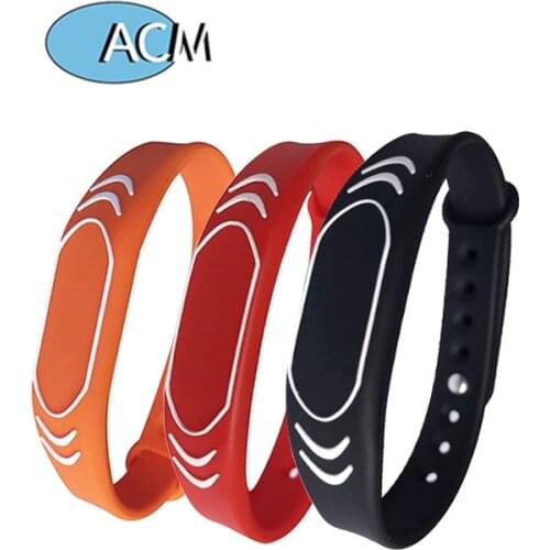125Khz RFID EM4100 Waterproof Proximity Rewritable Smart Adjustable Wristband Bracelet ID Card access control Wristband
