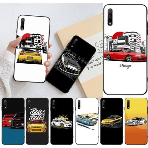 HUAGETOP Tokyo JDM Drift Sport Car Coque Shell Phone Case For Huawei Nova 6se 7 7pro 7se honor 7A 8A 7C Prime2019
