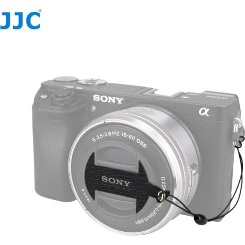 JJC Camera Lens Cap Holder Genuine Leather Keeper Protector for Sony ALC-F49S/ALC-F55S/ALC-F405S/RX1/RX1R/RX1R II