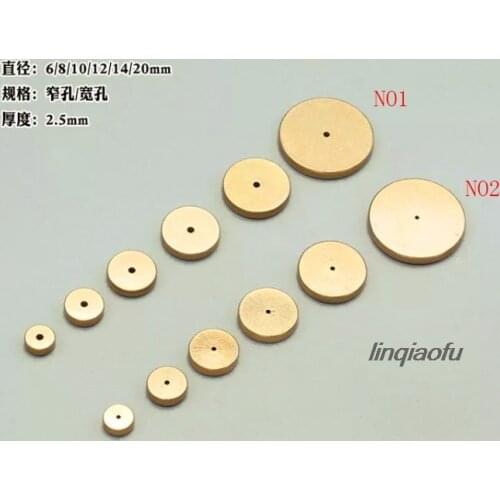 Brass Margin Gauge Manual DIY Leather Round Gauge Gauge Set of 6