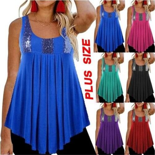 Summer T Shirt Women 2021 new leisure dress sleeveless vest T-shirt fashion female bead piece Female Tee Tshirts CHD0023