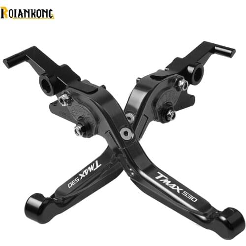 Motorcycle CNC Adjustable Brake Clutch Levers handle For YAMAHA TMAX-500 2001 2002 2003 2004 2005 2006 2008 TMAX500
