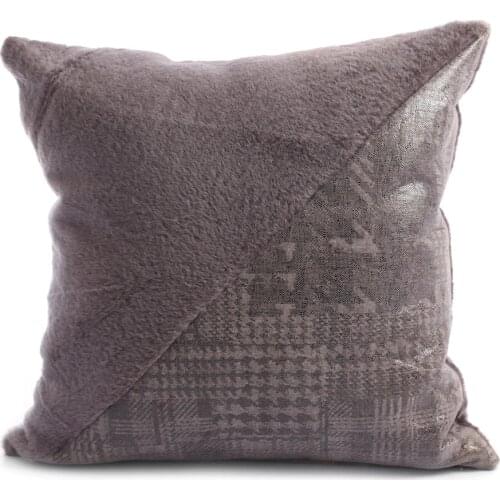 Genuine lamb fur, comfortable and soft square pillow hotel home living room bedroom sofa decorative ornament pillow