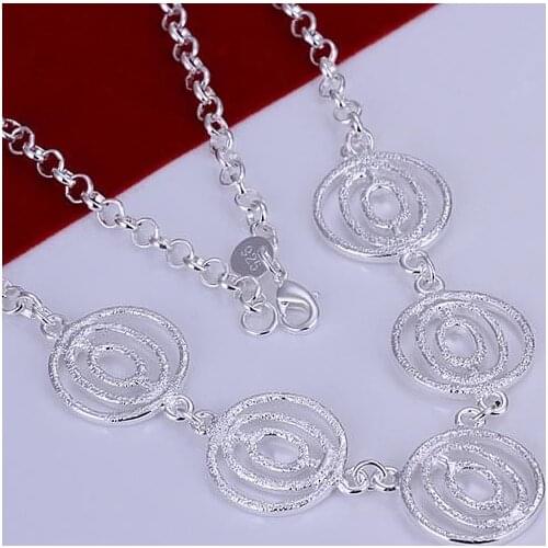 N095 Lucky Charm Silver Color Pendants For Women Jewelry Necklace Accessories Fashion Lattern Necklace /dehalvoa Hrfaqima