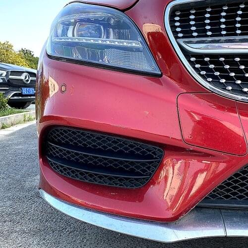 For Mercedes Benz CLS Class C218 CLS260 300 2015-2017 AMG LineFront Bumper Fog Light Grills Accessories Car Styling