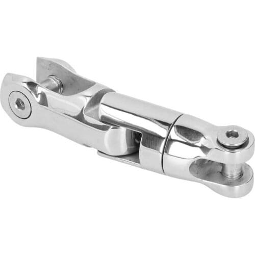 Boat Anchor Swivel Connector 3 Joint 316 Stainless Steel Mirror Polished Hardware for 0.4-0.5in Chain