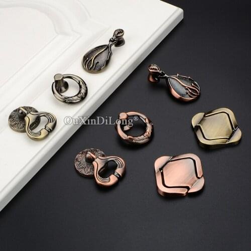 Top Designed 10PCS European Antique Kitchen Cabinet Door Handles Cupboard Wardrobe Drawer TV Cabinet Pulls Handles & Knobs