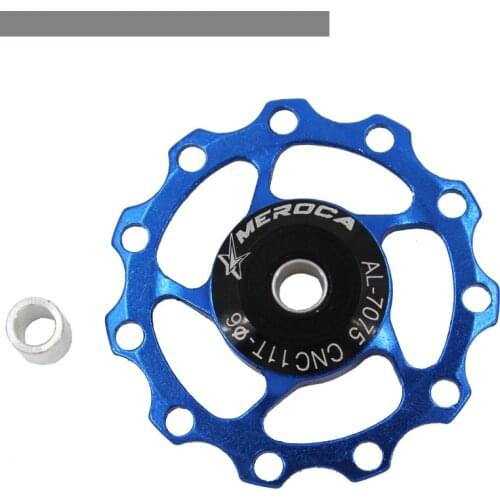 Meroca Steel Bearing Bicycle Rear Derailleur 11T 13T Guide Wheel Mountain Bike Pulley Ultralight