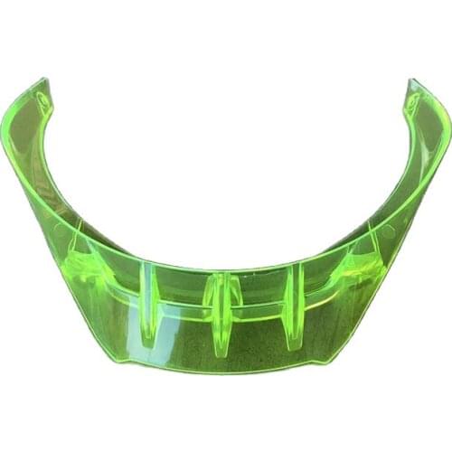 Repair Parts Rear For Motorcycle Helmet One Size Rear Wing Big Tail Clear Black Or Yellow Color 2