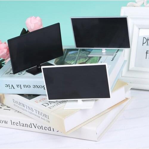 1Pc 1/12 Scale Dollhouse Miniature TV Model for Living Room Furniture Doll House Accessories