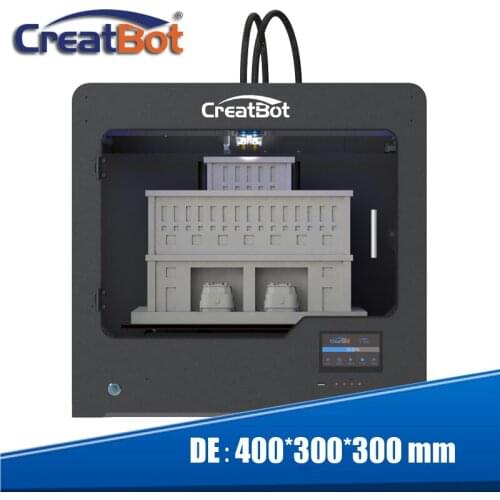 2015 Upgraded Quality Fully metal Creatbot DIY 3d Printer Kit High Resolution 0.04 mm Super large build size 400*300*300 mm DE02