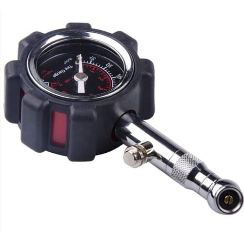 Analog tire pressure gauge, tire pressure meter box, you can adjust the tire deflated state