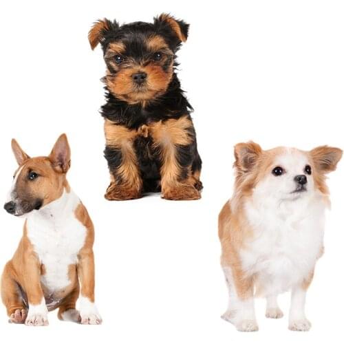 Three Ratels QD102 HD pixel Lovely little dog Vinyl auto Wrap for car hood laptop home decora wall sticker for kids gift decals