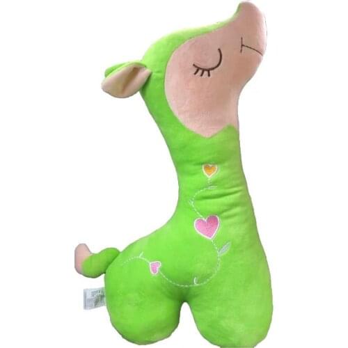 Car Headrest Fawn Creative PP Cotton Cute Cartoon Animal Shoulder Seat Belt Pad Cushion Car Accessories Interior