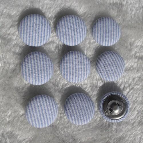 Free shipping 100pcs/lot 20mm 2cm diy handmade print cloth fabric cover button cloth covered buttons component with shank E258