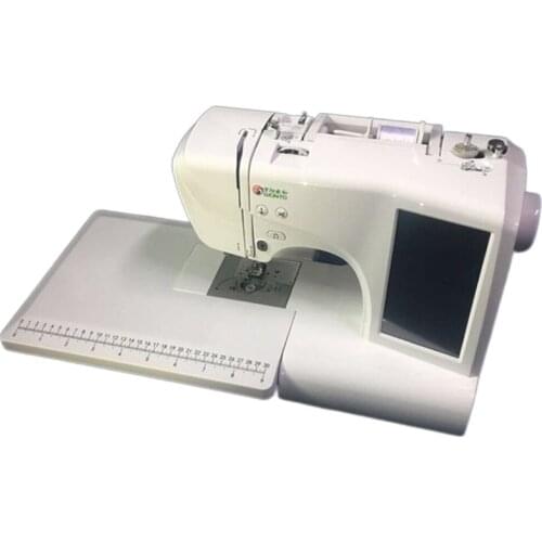 Household Embroidery Machine Portable Computer Sewing Machine Multifunctional DIY Sewing Tools 7 inch LCD Touch Screen