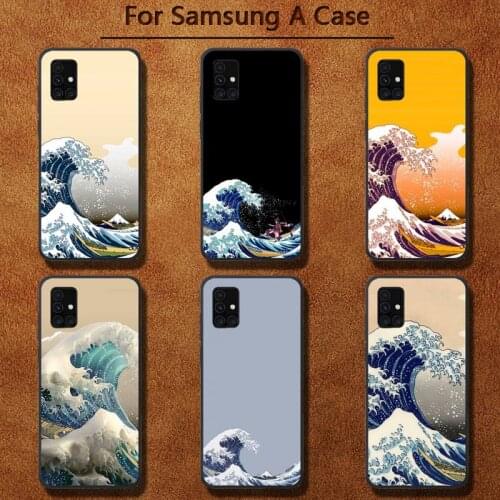 The Great Wave off Kanagawa Phone Case for Samsung A91 01 10S 11 20 21 31 40 50 70 71 80 A2 CORE A10