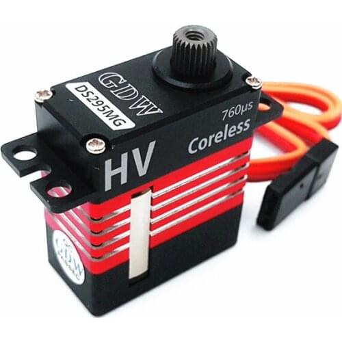 GDW DS295MG Helicopter Metal Tail Lock Servo HV 760us Coreless Digital Micro Servo For X3 / Align 470L / SAB Helicopter