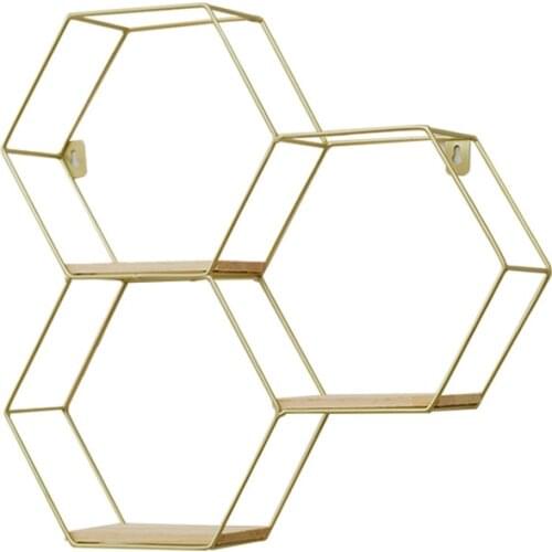 Punching-free ins decorative wall shelf