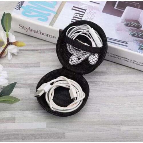 Travel closet organizer case for headphones storag Headphones Storage Bag Digital Portable Zipper Accessories Charger Data