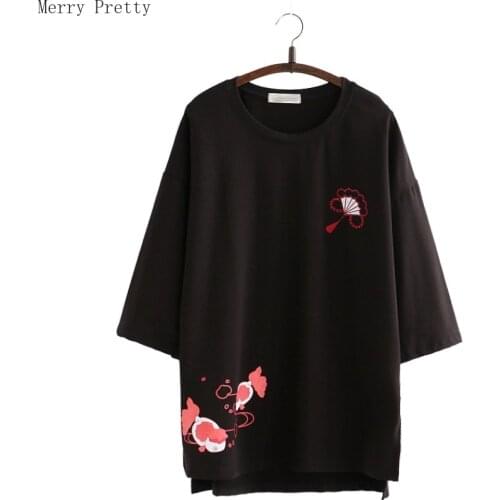 Женские свободные футболки Merry Pretty China At AliExpress