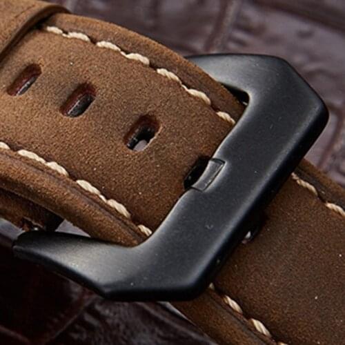 Metal Watch Buckle 18mm 20mm 22mm 24mm 26mm Men Watchband Strap Silver Black Brushed Stainless Steel Clasp Accessories